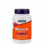 НАУ ФУДС ВИТАМИН Б-3 НИАЦИН таблетки 500 мг. 100 броя / NOW FOODS NIACIN
