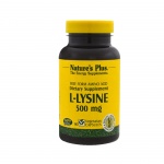 НЕЙЧЪР ПЛЮС L-ЛИЗИН капсули 500 мг. 90 броя / NATURES PLUS L - LYSINE