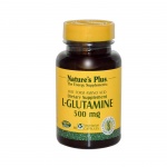 НЕЙЧЪР ПЛЮС L-ГЛУТАМИН капсули 500 мг.60 броя / NATURES PLUS L - GLUTAMINE capsules