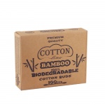 БИОРАЗГРАДИМИ ТУПФИ COTTON LINE BAMBOO кутия 100 броя / COTTON LINE BAMBOO BIODEGRADABLE COTTON BUDS