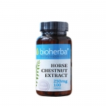 БИОХЕРБА КОНСКИ КЕСТЕН ЕКСТРАКТ капсули 250 мг. 100 броя / BIOHERBA HORSE CHESTNUT EXTRACT