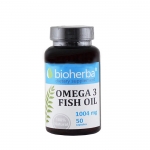 БИОХЕРБА ОМЕГА 3 капсули 1004 мг. 50 броя / BIOHERBA OMEGA 3 FISH OIL