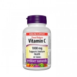 ВИТАМИН C таблетки с удължено освобождаване 1000 мг. 60 броя / WEBBER NATURALS VITAMIN C TIME RELEASE 