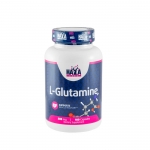 ХАЯ ЛАБС L - ГЛУТАМИН капсули 500 мг. 100 броя / HAYA LABS L - GLUTAMINE 