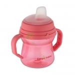 КАНПОЛ ЧАША СЪС СЛАМКА РОЗОВА 150 мл / CANPOL BABIES CUP WITH SILICONE SPOUT PINK 150 ml