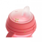 КАНПОЛ ЧАША СЪС СЛАМКА РОЗОВА 150 мл / CANPOL BABIES CUP WITH SILICONE SPOUT PINK 150 ml