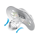 СИЛИКОНОВА ЗАЛЪГАЛКА HEY МОМИЧЕ 0 - 3 месеца 2 броя / LOVI SILICONE PACIFIER HEY GIRL 0 - 3 months