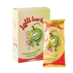 ЛОЛИ ХЕРБАЛ БЛИЗАЛКИ ПРИ КАШЛИЦА С ВКУС НА ЯБЪЛКА 4 броя / ALPI LOLLI HERBAL LOLLIPOPS FOR COUGH WITH APPLE FLAVOUR