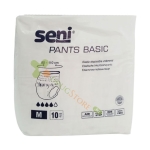 ПРЕДПАЗНО БЕЛЬО ЗА ВЪЗРАСТНИ СЕНИ BASIC M 10 броя / SENI BASIC  ELASTIC DISPOSABLE UNDERWEAR M 