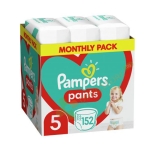 ПАМПЕРС ГАЩИ №5 12-17 кг 152 броя / PROCTER & GAMBLE PAMPERS PREMIUM CARE PANTS №5 12-17 кг
