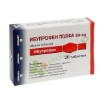 ИБУПРОФЕН ПОЛФА таблетки 200 мг 20 броя / IBUPROFEN