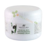 МАСАЖЕН КРЕМ ЗА ТЯЛО СЪС ЗЕХТИН 250 мл / HRISTINA MASSAGE BODY CREAM WITH OLIVE OIL