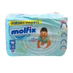 ПЕЛЕНИ МОЛФИКС ДЖУНИЪР №5 11-18 кг 48 броя / MOLFIX DIAPERS JUNIOR №5 11-18 kg 