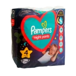 ПАМПЕРС ГАЩИ НАЙТ №4 9 - 15 кг 25 броя / PAMPERS NIGHT PANTS №4 9 - 15 kg 