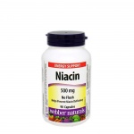 НИАЦИН капсули 500 мг. 90 броя / WEBBER NATURALS NIACIN