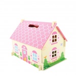 ДЪРВЕНА КЪЩА С ОБЗАВЕЖДАНЕ И СЕМЕЙСТВО БИГДЖИГС JT123 / BIGJIGS TOYS WOODEN HOUSE WITH FURNITURE AND FAMILY JT123