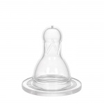 УИ БЕЙБИ ОВАЛЕН СИЛИКОНОВ БИБЕРОН 0 - 6 месеца / WEE BABY ROUND FEEDING BOTTLE TEAT 0-6 months