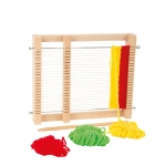 СМОЛ ФУУТ ДЪРВЕН СТАН С КОНЦИ 6605260261 / SMALL FOOT KIT WOODEN LOOM FOR WEAVING WITH THREADS