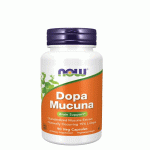 НАУ ФУДС ДОПА МУКУНА капсули 90 броя / NOW FOODS DOPA MUCUNA