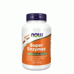 НАУ ФУДС СУПЕР ЕНЗИМИ таблетки 180 броя / NOW FOODS SUPER ENZYMES