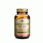 СОЛГАР L-ОРНИТИН капсули 500 мг. 50 броя / SOLGAR L-ORNITHINE