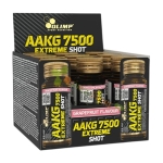 AAKG 7500 ЕКСТРИЙМ ШОТ стъклена ампула 25 мл ОВКУСЕН 9 броя / OLIMP SPORT NUTRITION AAKG 7500 EXTREME SHOT glass ampoule 25 ml AVORED