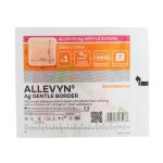 АЛЕВИН AG GENTLE BORDER превръзка 10 см/10 см 1 брой / ALLEVYN AG GENTLE BORDER DRESSING 10 cm/10 сm 