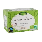 АРТЕМИС ЗЕЛЕН ЧАЙ С МЕНТА филтър 20 / ARTEMIS BIO GREEN TEA WITH MINT filter bags 