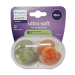 АВЕНТ ЗАЛЪГАЛКА ULTRA SOFT 18+ месеца 2 броя / AVENT ULTRA SOFT SOOTHER 18+ mounts 