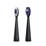 РЕЗЕРВНА ГЛАВА ЗА ЕЛЕКТРИЧЕСКА ЧЕТКА ЗА ЗЪБИ B.WELL PRO-850 ЧЕРНА 2 броя / B WELL REPLACEMENT BRUSH HEADS FOR B.WELL PRO-850 BLACK