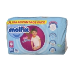 БЕБЕШКИ ПЕЛЕНИ ГАЩИ МОЛФИКС ДЖУНИЪР 11 - 18 кг 68 броя / HAYAT MOLFIX PANTS JUNIOR 11 - 18 kg