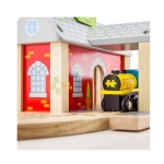 ДЪРВЕНА ЖП ГАРА BJT215 / BIGJIGS TOYS WOODEN RAILWAY STATION 