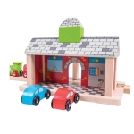 ДЪРВЕНА ЖП ГАРА BJT215 / BIGJIGS TOYS WOODEN RAILWAY STATION 