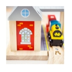 ДЪРВЕНА ЖП ГАРА BJT215 / BIGJIGS TOYS WOODEN RAILWAY STATION 