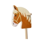 ДЪРВЕНО КОНЧЕ ЗА ЯЗДЕНЕ 36049 / BIGJIGS TOYS WOODEN HOBBY HORSE 