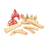 ДЪРВЕНО РАЗШИРЕНИЕ ЗА РЕЛСИ BJT055 / BIGJIGS TOYS WOODEN BRIDGE EXPANSION PACK