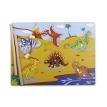 МАГНИТЕН ПЪЗЕЛ ДИНОЗАВРИ BJ920 / BIGJIGS TOYS MAGNET WOODEN PUZZLE DINOSAURS