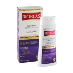 БИОБЛАС ШАМПОАН ПРОТИВ КОСОПАД С ПРОЦИАНИД ЗА МАЗНА КОСА 360 мл / BIOBLAS ANTI - HAIR LOSS ANTI - STRESS SHAMPOO WITH PROCYANIDIN