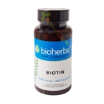 БИОХЕРБА БИОТИН капсули 5000 мкг 100 броя / BIOHERBA BIOTIN 