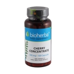 БИОХЕРБА ЧЕРЕША КОНЦЕНТРАТ + ЖЕЛЕЗЕН ЦИТРАТ капсули 100 броя / BIOHERBA CHERRY CONCENTRATE + IRON CITRATE 