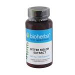 БИОХЕРБА ГОРЧИВ ПЪПЕШ + ХРОМ капсули 60 броя / BIOHERBA BITTER MELLON EXTRACT + CHROMIUM 