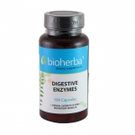 БИОХЕРБА ХРАНОСМИЛАТЕЛНИ ЕНЗИМИ + ХРОМ капсули 100 броя / BIOHERBA DIGESTIVE ENZYMES + CHROMIUM