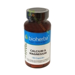 БИОХЕРБА КАЛЦИЙ + МАГНЕЗИЙ капсули 100 броя / BIOHERBA CALCIUM + MAGNESIUM