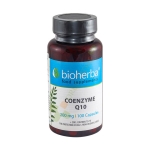 БИОХЕРБА КОЕНЗИМ Q10 200 мг + ЦИНК капсули 100 броя / BIOHERBA COENZYME Q10 200 mg + ZINC