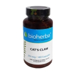 БИОХЕРБА КОТЕШКИ НОКЪТ + ЖЕЛЯЗО капсули 225 мг 100 броя / BIOHERBA CAT`S CLAW + IRON