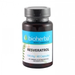 БИОХЕРБА РЕСВЕРАТРОЛ + ЦИНК капсули 60 броя / BIOHERBA RESVERATROL + ZINC