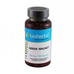 БИОХЕРБА ЗЕЛЕН ОРЕХ + ЖЕЛЯЗО капсули 100 броя / BIOHERBA GREEN WALNUT + IRON