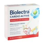 БИОЛЕКТРА КАРДИО АКТИВ С ВКУС НА ЛИМОН ефервесцентни таблетки 20 броя / HERMES BIOLECTRA CARDIO ACTIVE LEMON FLAVOUR effervescent tablets