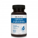 БИОВЕА КАЛЦИЕВ D-ГЛЮКАРАТ капсули 500 мг. 60 броя / BIOVEA CALCIUM D - GLUCARATE 
