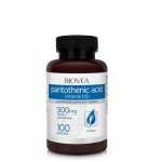 БИОВЕА ПАНТОТЕНОВА КИСЕЛИНА капсули 500 мг. 100 броя / BIOVEA PANTOTHENIC ACID